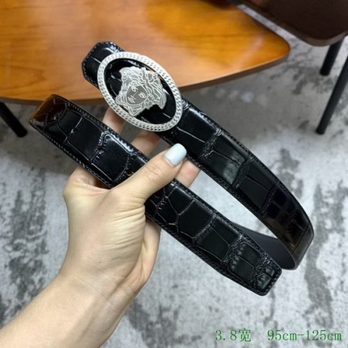 Super Perfect Quality Versace Belts(100% Genuine Leather,Steel Buckle)-1353