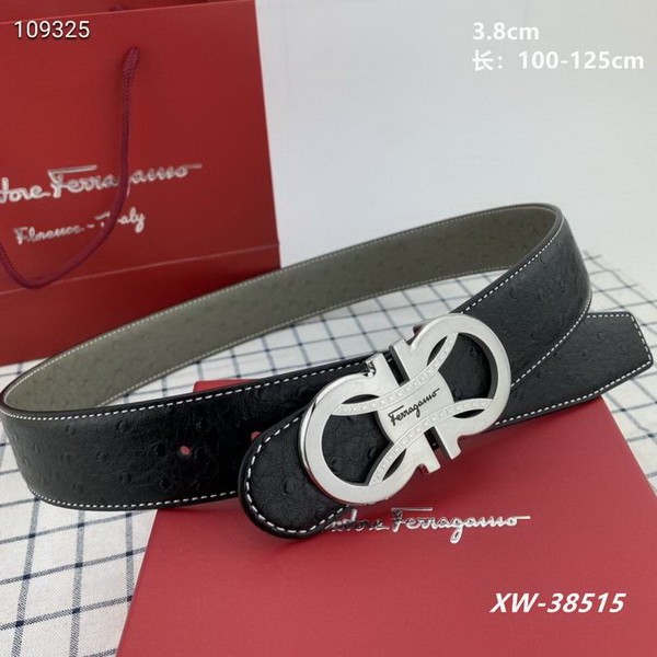 Super Perfect Quality Ferragamo Belts(100% Genuine Leather,steel Buckle)-1522