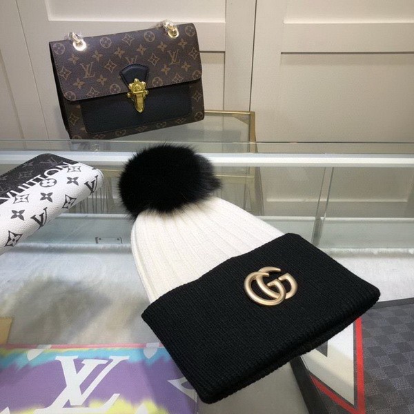 G Wool Cap Scarf AAA-253