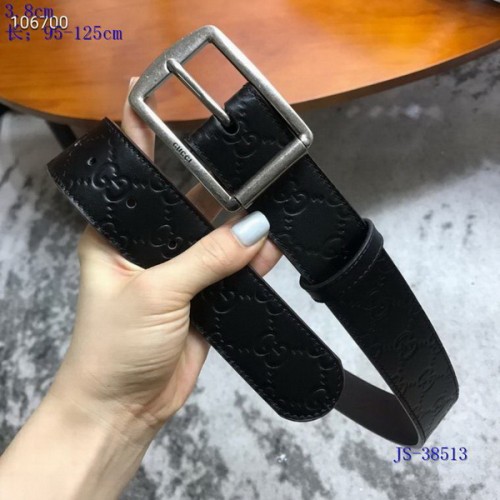 Super Perfect Quality G Belts(100% Genuine Leather,steel Buckle)-3786