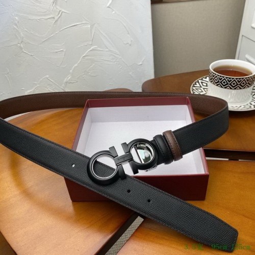 Super Perfect Quality Ferragamo Belts(100% Genuine Leather,steel Buckle)-1571