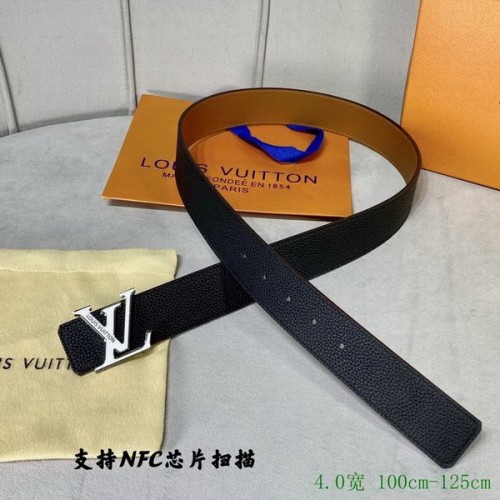 Super Perfect Quality LV Belts(100% Genuine Leather Steel Buckle)-4017
