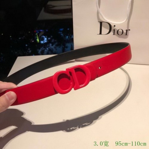 Super Perfect Quality Dior Belts(100% Genuine Leather,steel Buckle)-487
