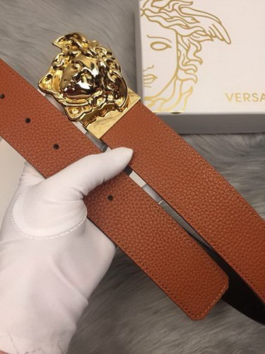 Super Perfect Quality Versace Belts(100% Genuine Leather,Steel Buckle)-606