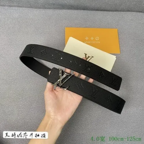 Super Perfect Quality LV Belts(100% Genuine Leather Steel Buckle)-2897