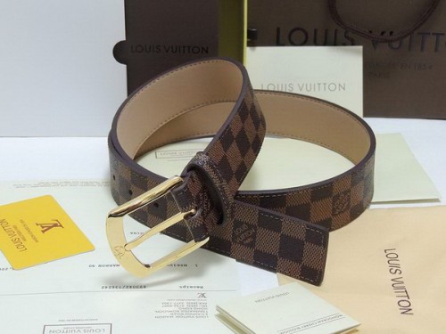 Super Perfect Quality LV Belts(100% Genuine Leather Steel Buckle)-4186