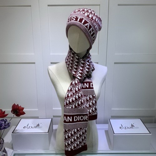 Dior Wool Cap Scarf AAA-096
