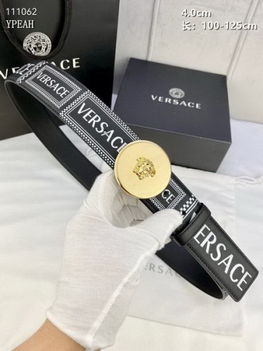 Super Perfect Quality Versace Belts(100% Genuine Leather,Steel Buckle)-811