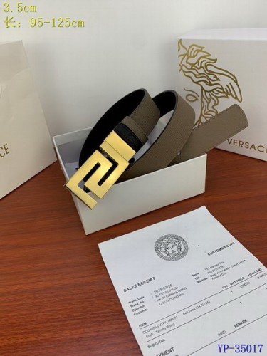 Super Perfect Quality Versace Belts(100% Genuine Leather,Steel Buckle)-586