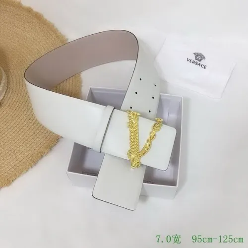 Super Perfect Quality Versace Belts(100% Genuine Leather,Steel Buckle)-789