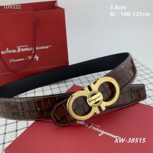 Super Perfect Quality Ferragamo Belts(100% Genuine Leather,steel Buckle)-1509