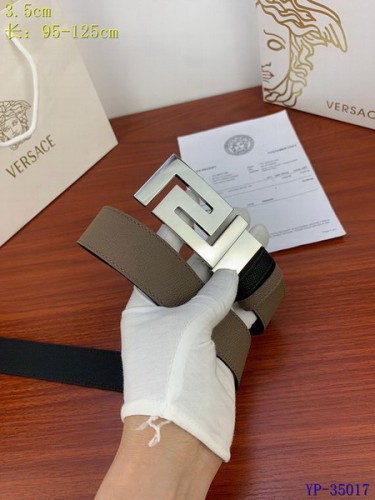 Super Perfect Quality Versace Belts(100% Genuine Leather,Steel Buckle)-585