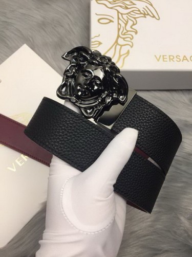 Super Perfect Quality Versace Belts(100% Genuine Leather,Steel Buckle)-608