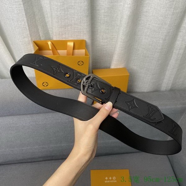 Super Perfect Quality LV Belts(100% Genuine Leather Steel Buckle)-2749