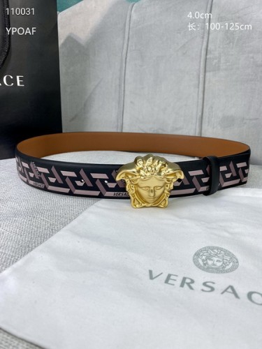 Super Perfect Quality Versace Belts(100% Genuine Leather,Steel Buckle)-957