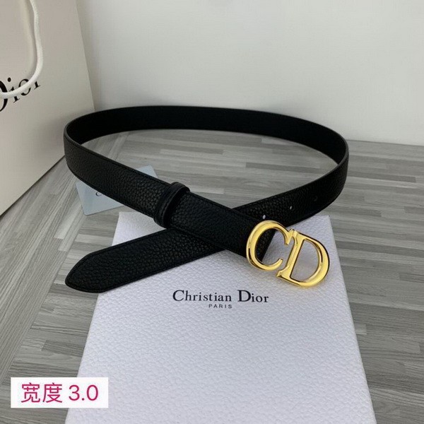 Super Perfect Quality Dior Belts(100% Genuine Leather,steel Buckle)-588