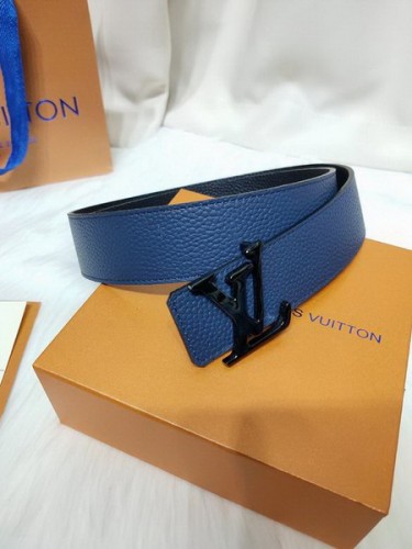 Super Perfect Quality LV Belts(100% Genuine Leather Steel Buckle)-3883