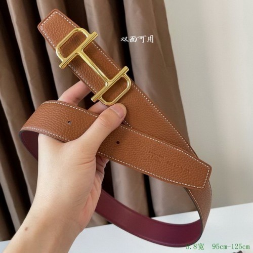 Super Perfect Quality Hermes Belts(100% Genuine Leather,Reversible Steel Buckle)-894
