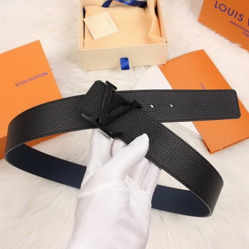 Super Perfect Quality LV Belts(100% Genuine Leather Steel Buckle)-3890