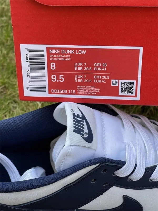 Authentic Nike Dunk low “Midnight Navy”