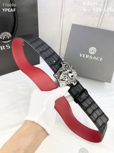 Super Perfect Quality Versace Belts(100% Genuine Leather,Steel Buckle)-1672