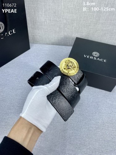 Super Perfect Quality Versace Belts(100% Genuine Leather,Steel Buckle)-1643