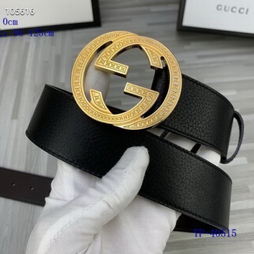 Super Perfect Quality G Belts(100% Genuine Leather,steel Buckle)-4063
