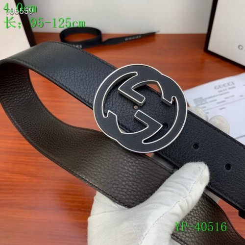 Super Perfect Quality G Belts(100% Genuine Leather,steel Buckle)-3998