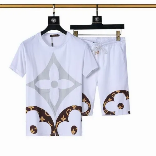 LV short sleeve men suit-125(M-XXXL)