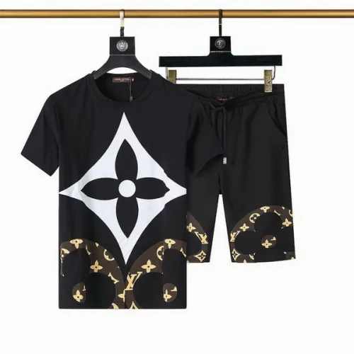 LV short sleeve men suit-128(M-XXXL)
