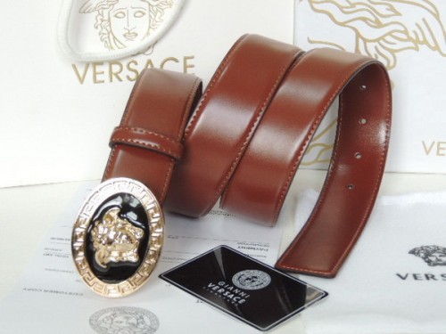 Super Perfect Quality Versace Belts(100% Genuine Leather,Steel Buckle)-853