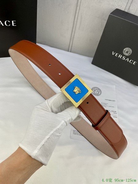 Super Perfect Quality Versace Belts(100% Genuine Leather,Steel Buckle)-519