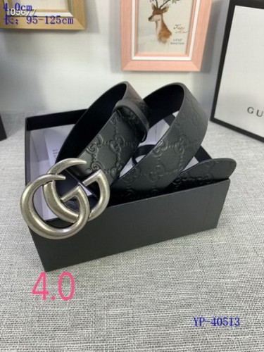 Super Perfect Quality G Belts(100% Genuine Leather,steel Buckle)-4088
