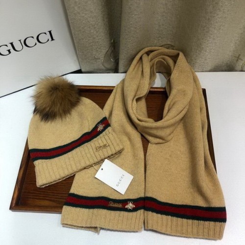 G Wool Cap Scarf AAA-296