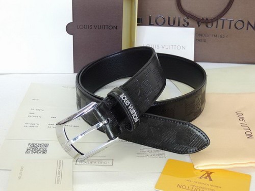 Super Perfect Quality LV Belts(100% Genuine Leather Steel Buckle)-4177