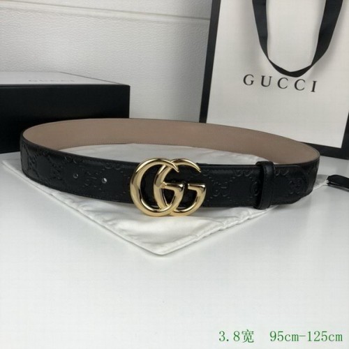 Super Perfect Quality G Belts(100% Genuine Leather,steel Buckle)-3697