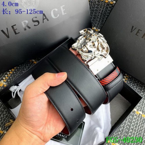 Super Perfect Quality Versace Belts(100% Genuine Leather,Steel Buckle)-1446