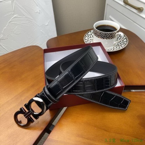 Super Perfect Quality Ferragamo Belts(100% Genuine Leather,steel Buckle)-1559