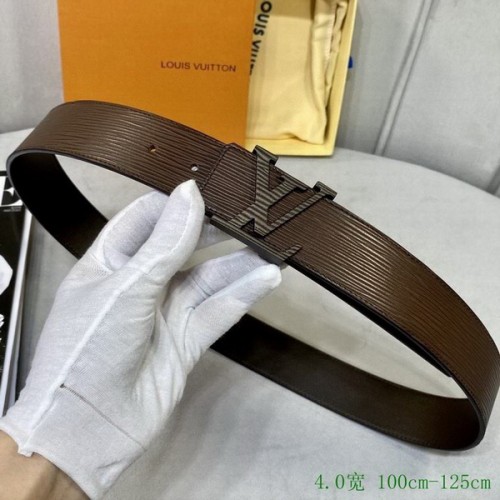 Super Perfect Quality LV Belts(100% Genuine Leather Steel Buckle)-4012
