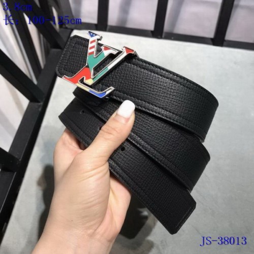 Super Perfect Quality LV Belts(100% Genuine Leather Steel Buckle)-3627