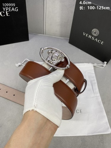 Super Perfect Quality Versace Belts(100% Genuine Leather,Steel Buckle)-901