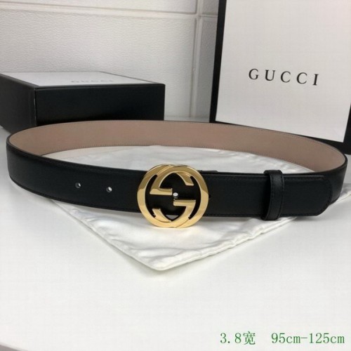 Super Perfect Quality G Belts(100% Genuine Leather,steel Buckle)-3698