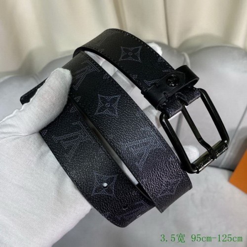 Super Perfect Quality LV Belts(100% Genuine Leather Steel Buckle)-2741
