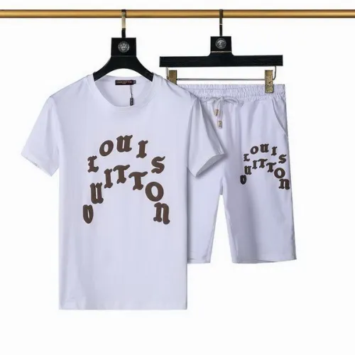 LV short sleeve men suit-122(M-XXXL)