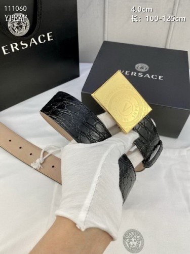 Super Perfect Quality Versace Belts(100% Genuine Leather,Steel Buckle)-1682