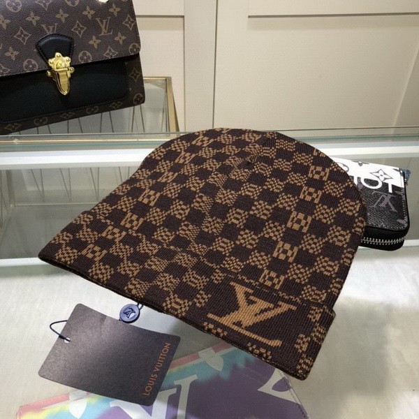 LV Wool Cap Scarf AAA-206