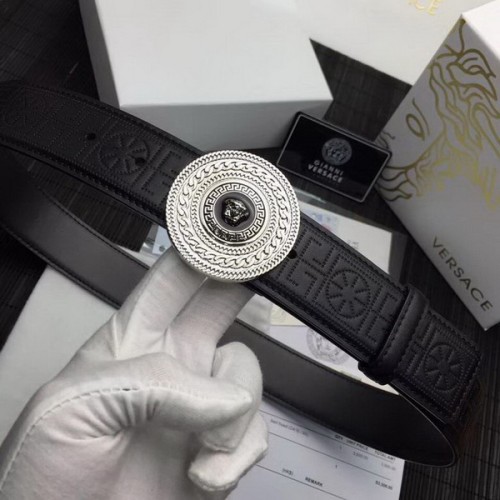 Super Perfect Quality Versace Belts(100% Genuine Leather,Steel Buckle)-1164