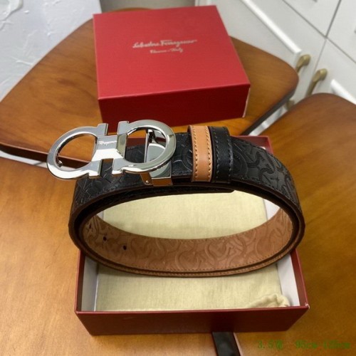 Super Perfect Quality Ferragamo Belts(100% Genuine Leather,steel Buckle)-1616