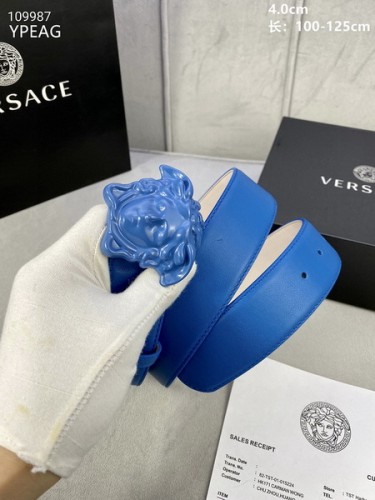 Super Perfect Quality Versace Belts(100% Genuine Leather,Steel Buckle)-915