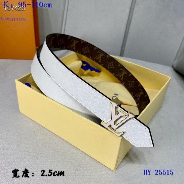 Super Perfect Quality LV Belts(100% Genuine Leather Steel Buckle)-4293